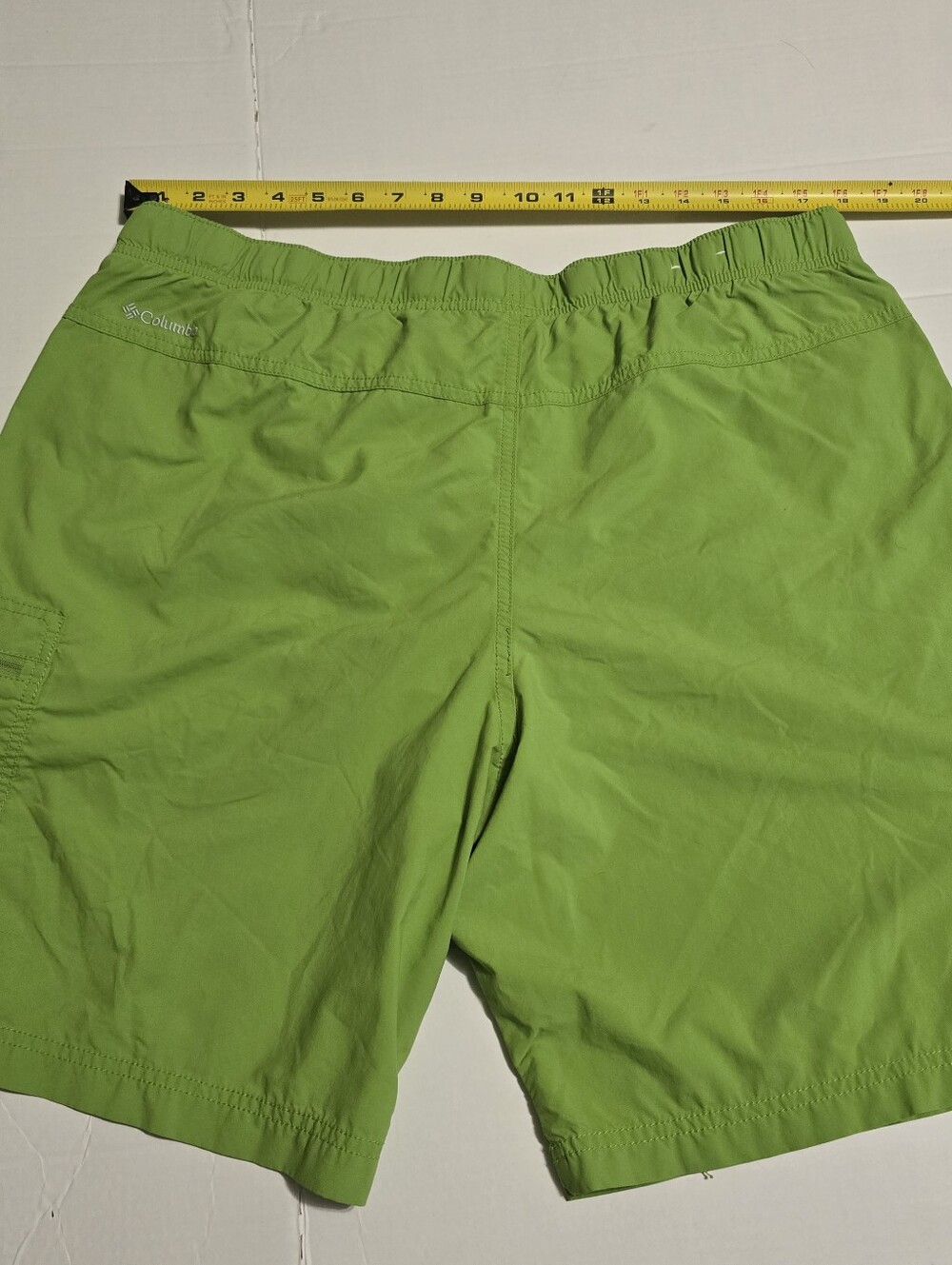 Columbia Lime Green Mesh-Lined Active Shorts - Picture 2 of 5